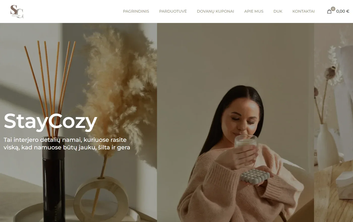 StayCozy, interjero detalių el. parduotuvė
