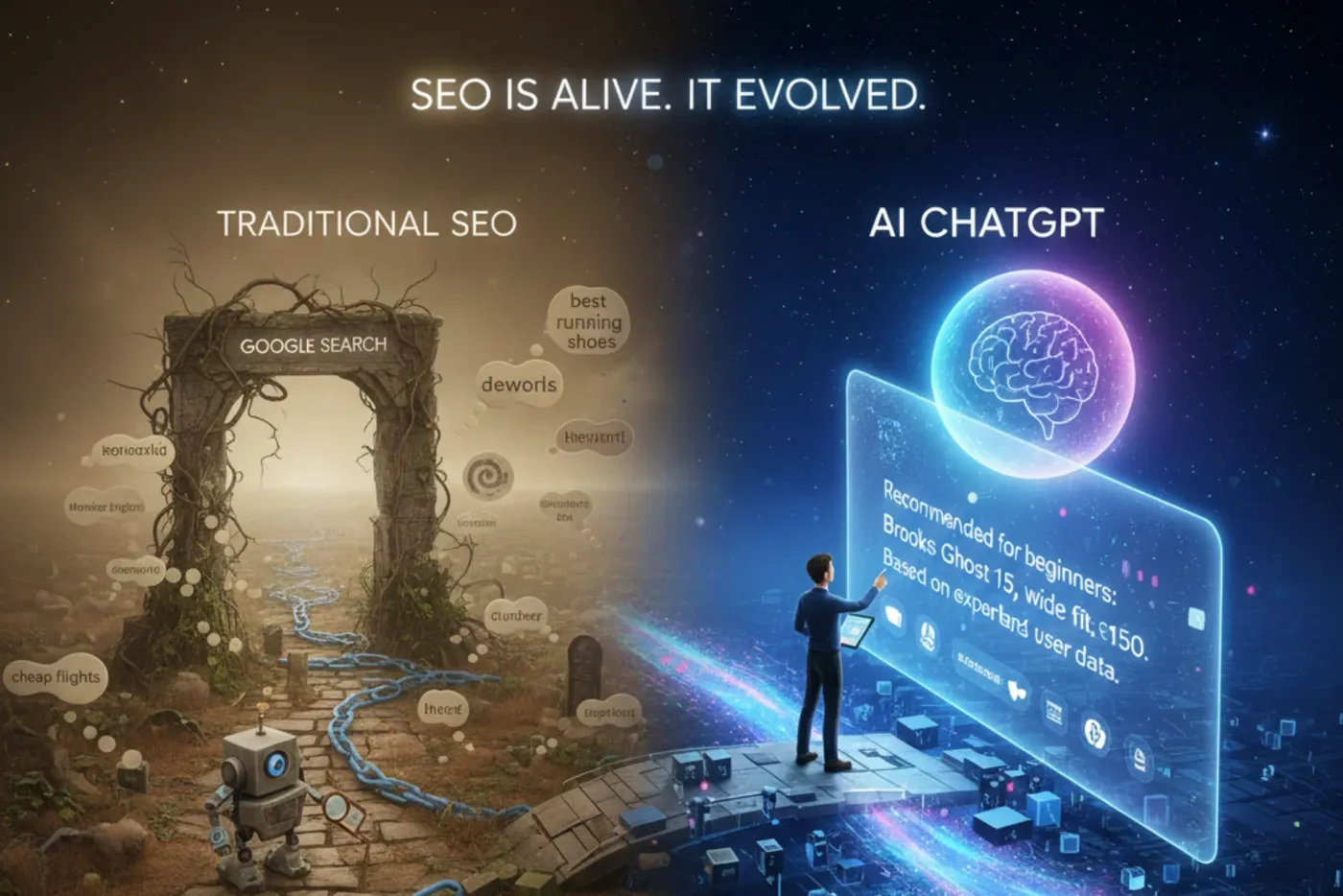 Ar SEO dar gyvas, kai žmonės klausia ChatGPT?