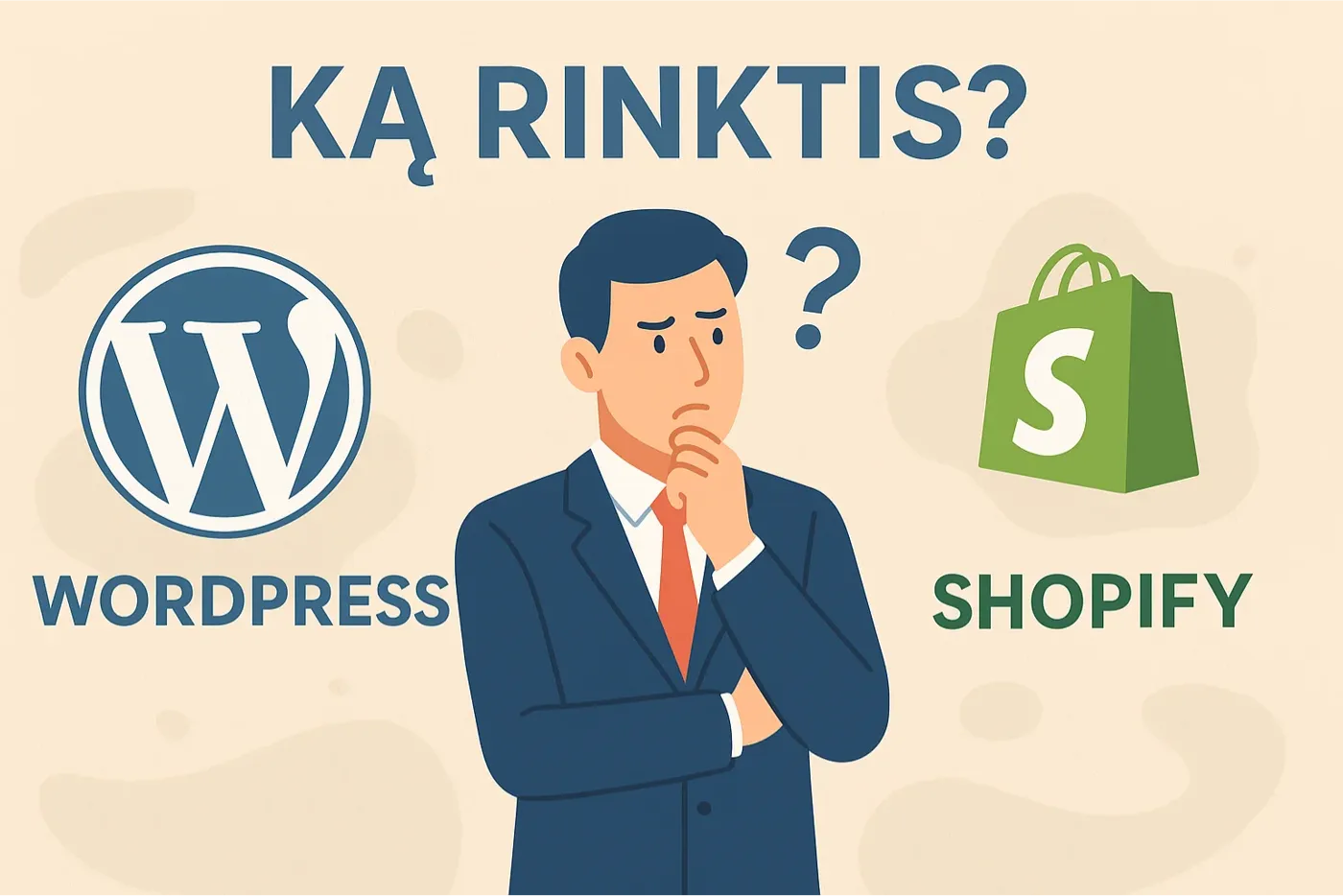 WordPress ar Shopify, ką rinktis lietuviškam verslui?