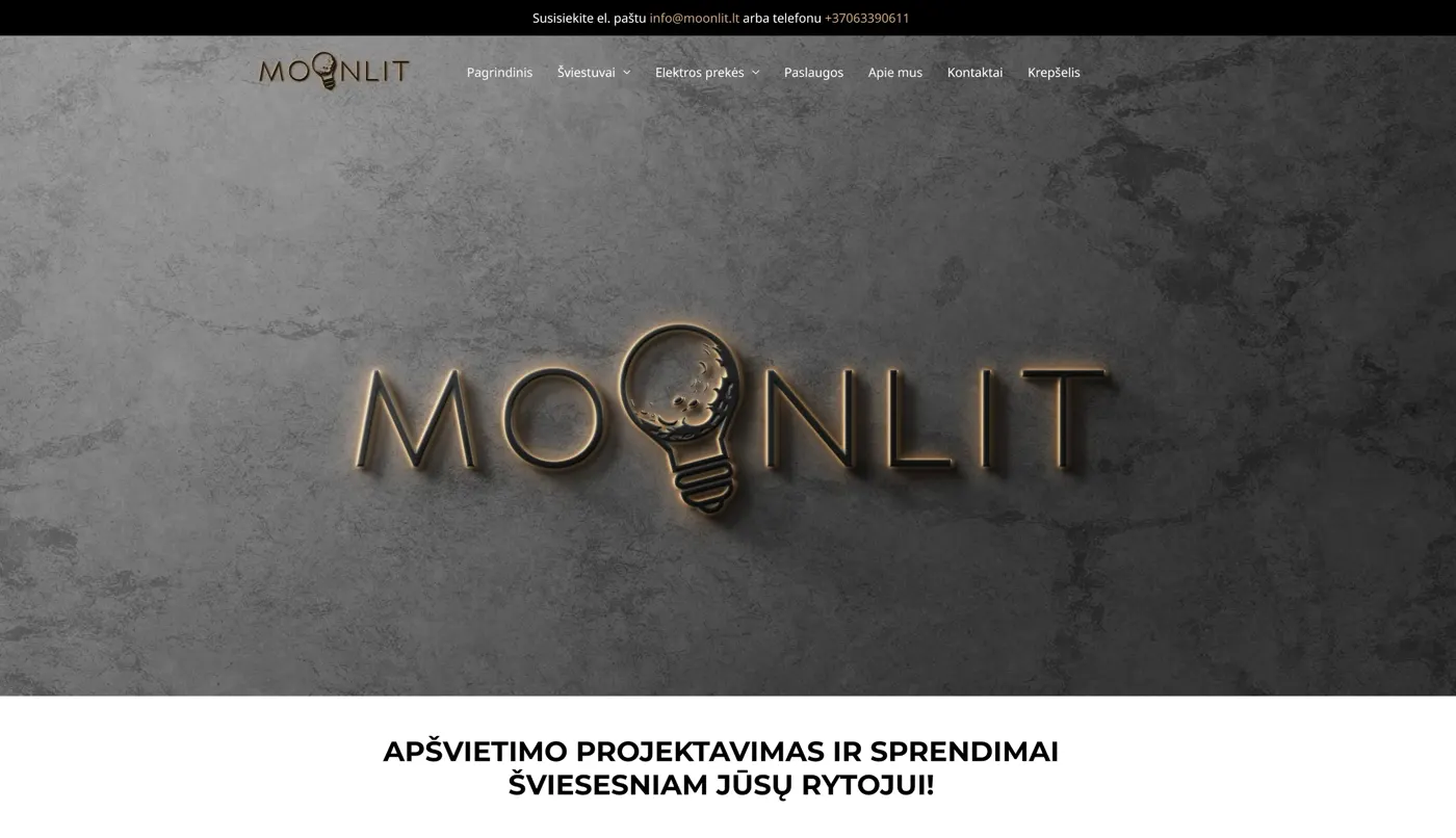 Moonlit, projekto ekrano nuotrauka 1