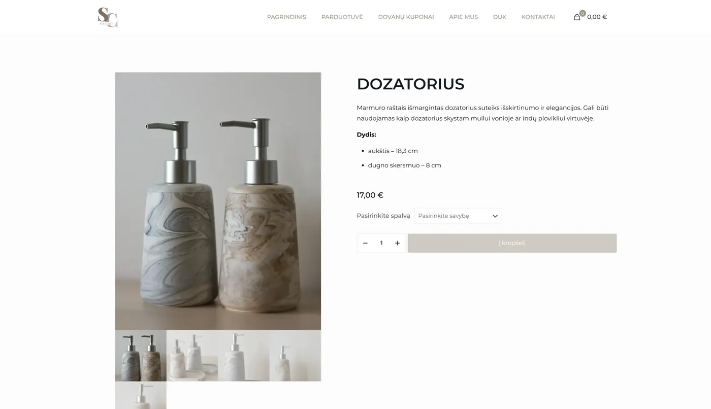 StayCozy, projekto ekrano nuotrauka 5